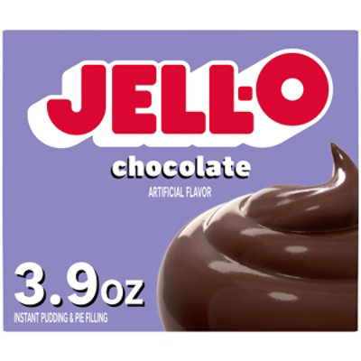 Jell-O Chocolate Artificially Flavored Instant Pudding & Pie Filling Mix - 3.9 Oz. - Image 1