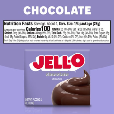 Jell-O Chocolate Artificially Flavored Instant Pudding & Pie Filling Mix - 3.9 Oz. - Image 7