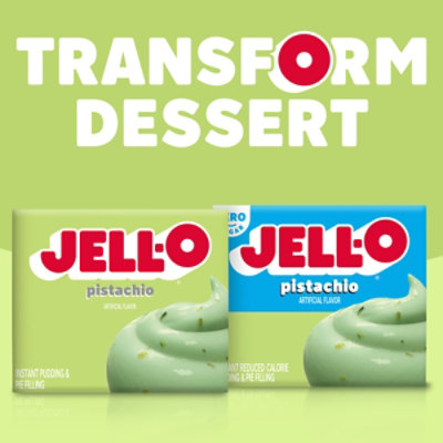 Jell-O Pistachio Artificially Flavored Instant Pudding & Pie Filling Mix - 3.4 Oz. - Image 7