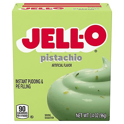 JELL-O Pudding & Pie Filling Instant Pistachio - 3.4 Oz - Image 2