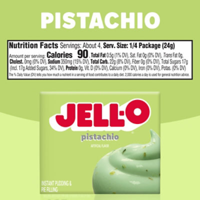 Jell-O Pistachio Artificially Flavored Instant Pudding & Pie Filling Mix - 3.4 Oz. - Image 6