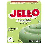 Jell-O Pistachio Instant Pudding & Pie Filling Mix Box - 3.4 Oz