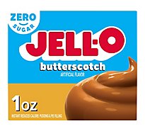 Jell-O Butterscotch Sugar Free & Fat Free Instant Pudding & Pie Filling Mix Box - 1 Oz