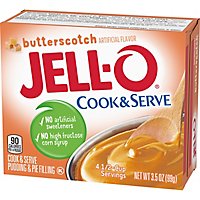 Jell-O Cook & Serve Butterscotch Pudding & Pie Filling Mix Box - 3.5 Oz - Image 9