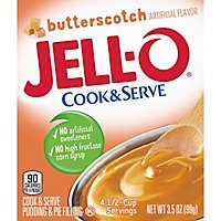 Jell-O Cook & Serve Butterscotch Pudding & Pie Filling Mix Box - 3.5 Oz - Image 7