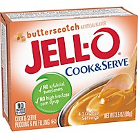 Jell-O Cook & Serve Butterscotch Pudding & Pie Filling Mix Box - 3.5 Oz - Image 8