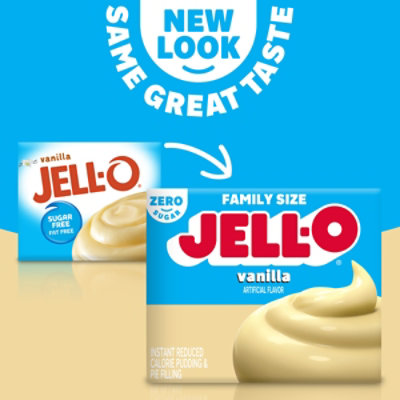 Jell-O Vanilla Sugar Free & Fat Free Instant Pudding & Pie Filling Mix Box - 1.5 Oz - Image 2