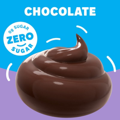 Jell-O Chocolate Flavor Zero Sugar Instant Reduced Calorie Pudding & Pie Filling Family Size - 2.1 Oz. - Image 4