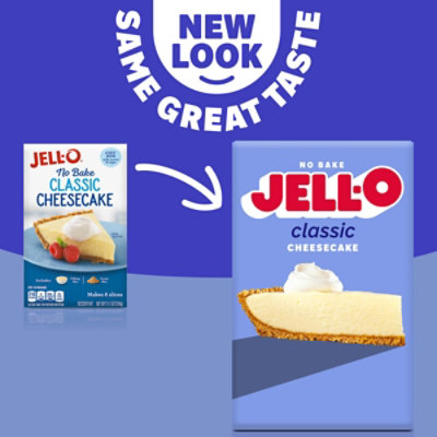 Jell-O No Bake Classic Cheesecake Dessert Kit With Filling Mix and Crust Mix Box - 11.1 Oz - Image 2