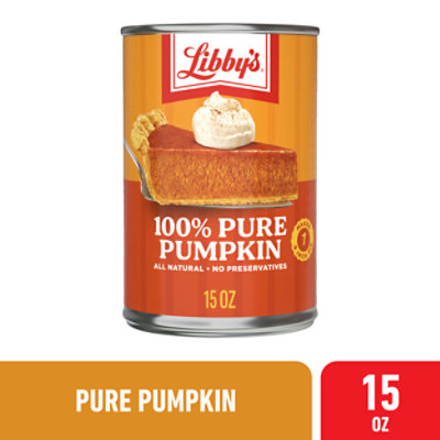 Libby's 100% Pure Canned Pumpkin - 15 Oz - Albertsons