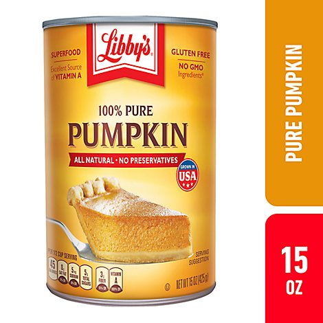 Libby's 100% Pure Canned Pumpkin - 15 Oz