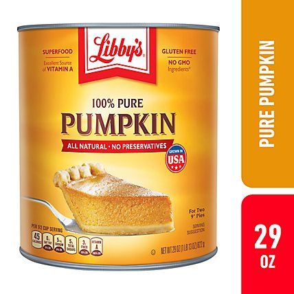 Libby's 100% Pure Canned Pumpkin - 29 Oz - Image 1