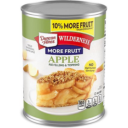 Duncan Hines Wilderness Pie Filling & Topping More Fruit Apple - 21 Oz - Image 2