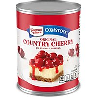 Duncan Hines Comstock Pie Filling & Topping Original Country Cherry - 21 Oz - Image 2