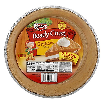 Keebler Ready Crust Pie Crusts Graham 10 Inch Size - 9 Oz - Image 3