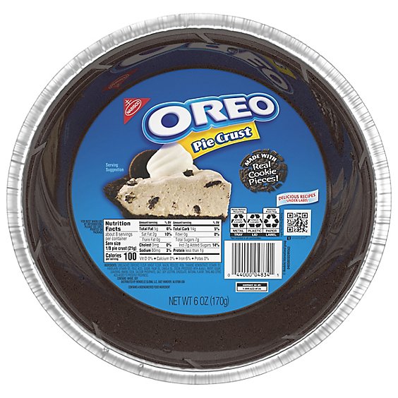 OREO Cookie Pie Crust - 6 Oz