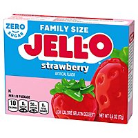 Jell-O Strawberry Sugar Free Gelatin Dessert Mix Box - 0.6 Oz - Image 6