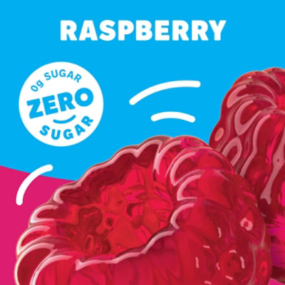 Jell-O Raspberry Artificially Flavored Zero Sugar Gelatin Dessert Mix Family Size - 0.6 Oz - Image 3