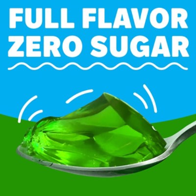 Jell-O Lime Artificially Flavored Zero Sugar Low Calorie Gelatin Dessert Mix Family Size - 0.6 Oz - Image 6