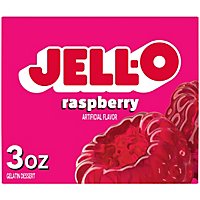 Jell-O Raspberry Gelatin Dessert Mix Box - 3 Oz - Image 1
