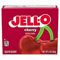 Jell-O Cherry Gelatin Dessert Mix Box - 3 Oz - Image 2