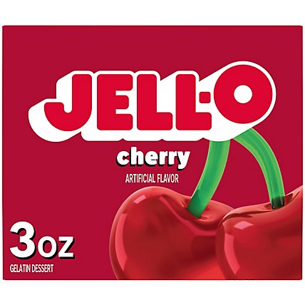 Jell-O Cherry Gelatin Dessert Mix Box - 3 Oz - Image 3