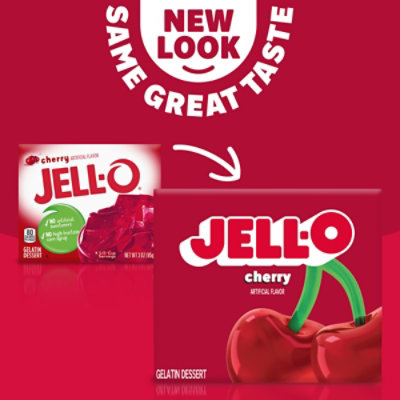 Jell-O Cherry Artificially Flavored Gelatin Dessert Mix - 3 Oz - Image 5
