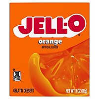 Jell-O Orange Gelatin Dessert Mix Box - 3 Oz - Image 1