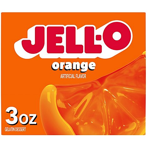 JELL-O Gelatin Dessert Orange - 3 Oz