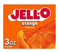 Jell-O Orange Gelatin Dessert Mix Box - 3 Oz