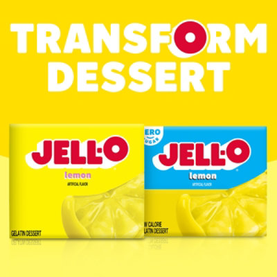 Jell-O Lemon Gelatin Dessert Mix Box - 3 Oz - Image 7