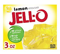 Jell-O Lemon Gelatin Dessert Mix Box - 3 Oz