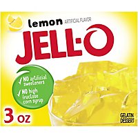 Jell-O Lemon Gelatin Dessert Mix Box - 3 Oz - Image 1