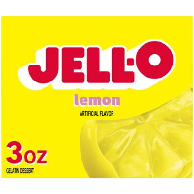 JELL-O Gelatin Dessert Lemon - 3 Oz