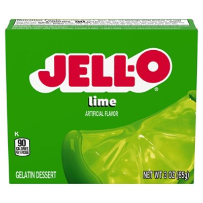 Jell-O Lime Gelatin Dessert Mix Box - 3 Oz - Image 5