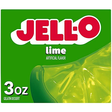 JELL-O Gelatin Dessert Lime - 3 Oz