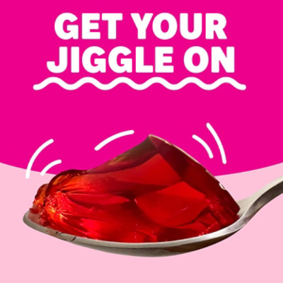 Jell-O Strawberry Artificially Flavored Gelatin Dessert Mix Family Size - 6 Oz - Image 2