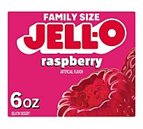 JELL-O Gelatin Dessert Raspberry - 6 Oz