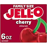 Jell-O Cherry Gelatin Dessert Mix Box - 6 Oz - Image 1