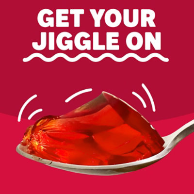 Jell-O Cherry Artificially Flavored Gelatin Dessert Mix Family Size - 6 Oz - Image 2
