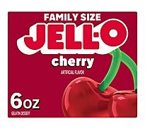 Jell-O Cherry Gelatin Dessert Mix Box - 6 Oz