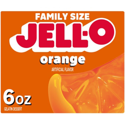 JELL-O Gelatin Dessert Orange - 6 Oz