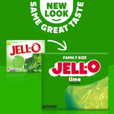 Jell-O Lime Artificially Flavored Gelatin Dessert Mix Family Size - 6 Oz - Image 5