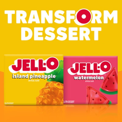 Jell-O Island Pineapple Gelatin Dessert Mix Box - 3 Oz - Image 7