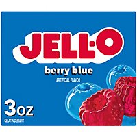 Jell-O Berry Blue Gelatin Dessert Mix Box - 3 Oz - Image 3