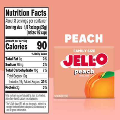 JELL-O Gelatin Dessert Peach - 6 Oz - Image 8