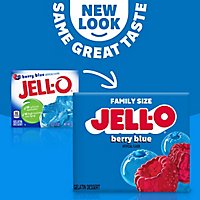 Jell-O Berry Blue Gelatin Dessert Mix Box - 6 Oz - Image 2
