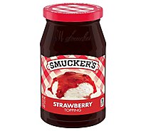 Smuckers Topping Strawberry - 11.75 Oz