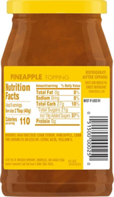 Smuckers Topping Pineapple - 12 Oz - Image 6