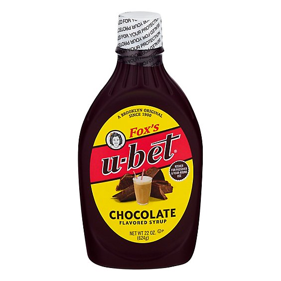 Foxs U-Bet Dessert Topping Syrup Chocolate - 24 Oz